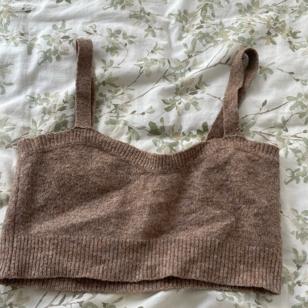 Zara Tan Knit Sweater